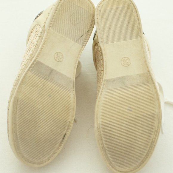 Rattan Braided Sneakers, Size 6.5 - Picture 6 of 7